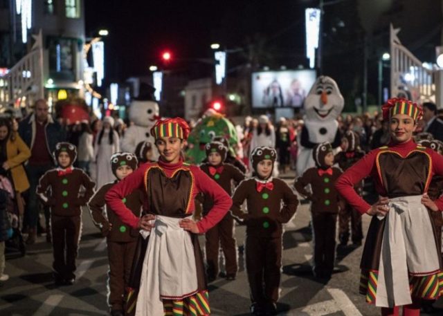 Christmas parade in Gozo