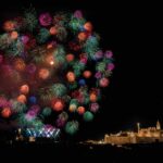 fireworks display for santa marija festa in victoria gozo