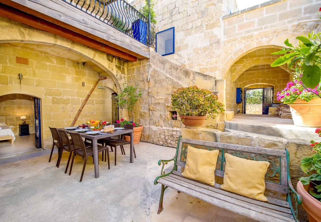traditional gozo farmhouse in malta