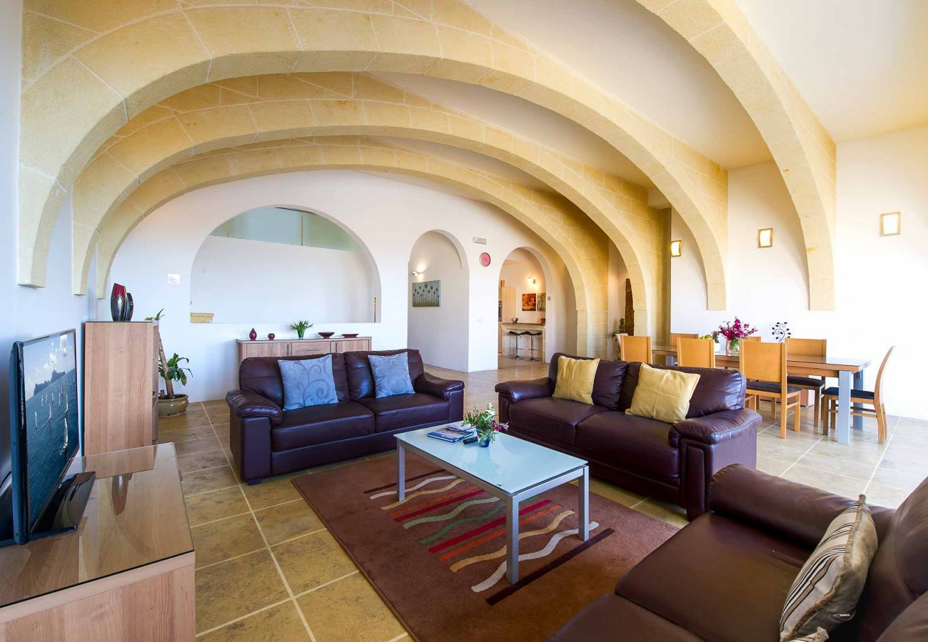 gozo holiday home living room