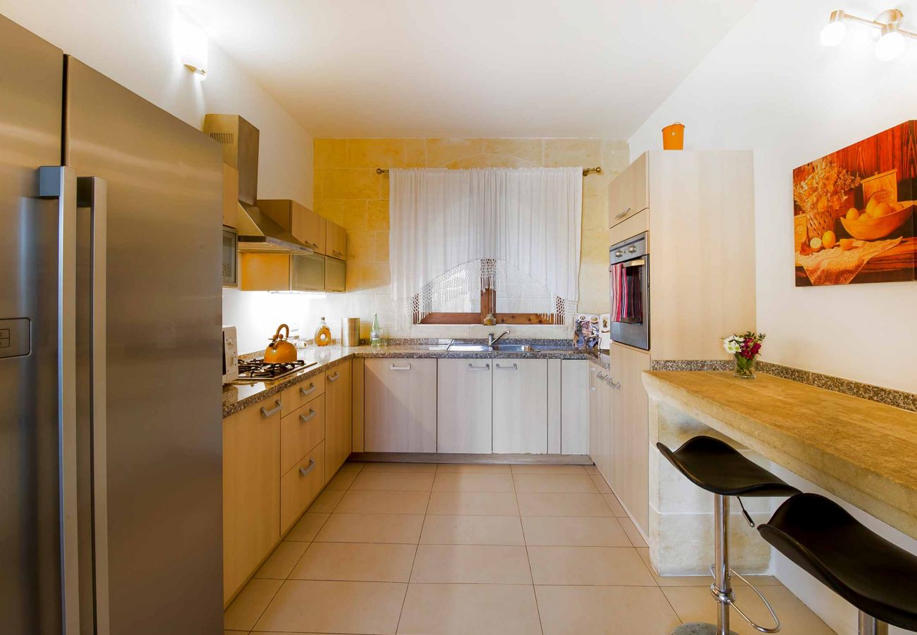 Kitchen of gozo holiday villa