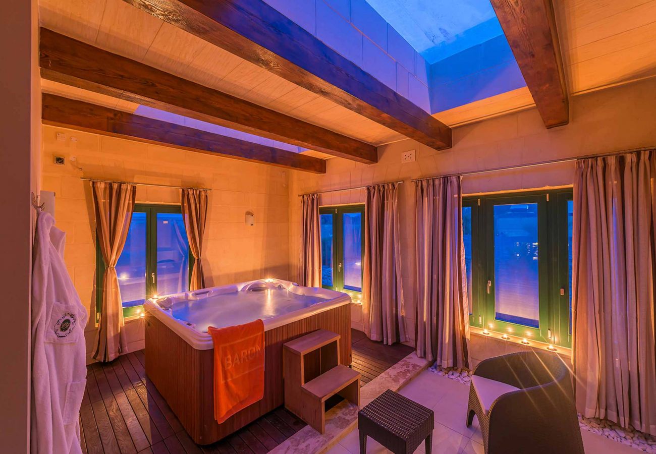 gozo villa with jacuzzi